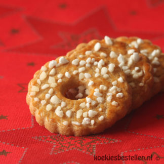 kruidige kerstkransjes met greinsuiker
